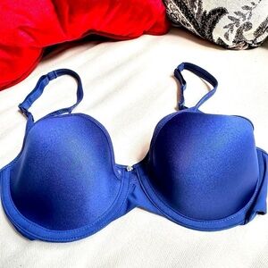 BRA 34C Bali Blue Underwire Lightly Padded 3439 EUC 3434 GC